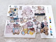 ポーセラーツ磁器用転写紙(くま②)