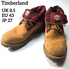 Timberland ティンバーランド　ロールトップ　イエローブーツ　チェック