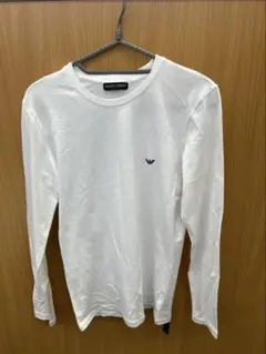 美品 アルマーニ EMPORIO ARMANI ロゴ長袖Tシャツ カットソー
