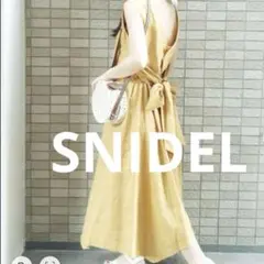 極美品❤︎リネンロングワンピース SNIDEL 麻 レディース ノースリーブ