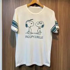ユニクロ　スヌーピー&ベル Tシャツ M クリーム