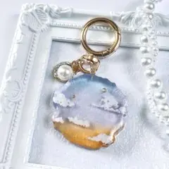 夕焼け空のキーホルダー　黄昏時chackymade サンセット