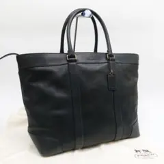 B372【本革】COACH★大容量 ブリーカー トートバッグ 青 70487 B372【本革】COACH☆大容量 ブリーカー トートバッグ 青 70487