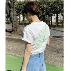 Ungrid カラーロゴルーズTee