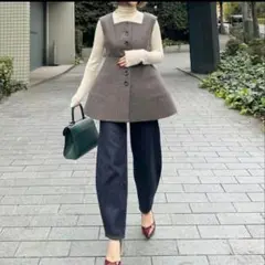 cygneシーニュダックジレ Marine ブラウン サイズ1