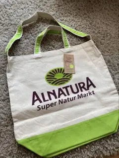 (新品未使用)ドイツエコバック　 Alnatura キャンバス地　トート型