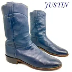 【ヴィンテージ】JUSTIN ジャスティン ローパーブーツ 3024 ネイビー