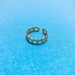 【新品】ゴールドリングパターン レディース