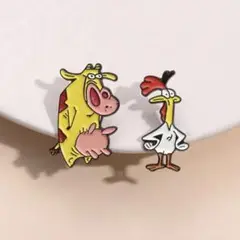 チキン&カウ　ピンズ2個セット