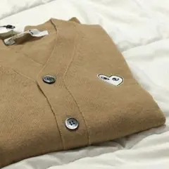 コムデギャルソン ベージュ 白ハート メンズ