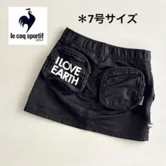 le coq sportif ルコックゴルフスカート ブラック　7号サイズ