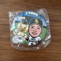 やまかわ選手 バッジ ソフトバンクホークス