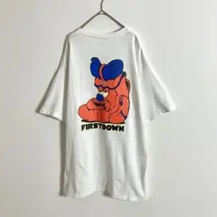 STACKS　スタックス　プリント　 半袖Tシャツ　Lサイズ　ホワイト　白