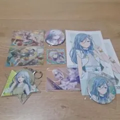 日野森雫　アクリルキーホルダー・缶バッジセット 全9点