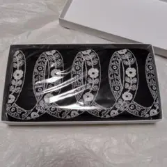 【レア！】ハンドメイド　ミナペルホネン　ribbon　ネイビー 長財布　未使用