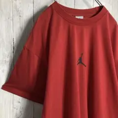【入手困難】ジョーダン JORDAN レッド センターロゴ Tシャツ #2563