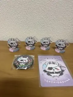 ちいかわ てんしとあくま アクスタ 缶バッジ ノベルティ