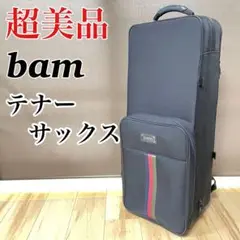 ネイビー テナーサックスケース ショルダーストラップ付き　バム　BAM 旧モデル 在庫有り!! bam バム テナーサックス ケース サンジェルマン