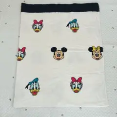 ディズニー　レトロ　ミッキーフレンズ　タオルケット