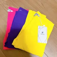3 [Bienzoe] 伸びる ガール レギンス 3個 セット　5〜6歳