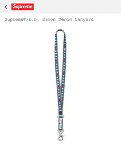 2025年最新】Supreme b.b. Simon Denim Lanyardの人気アイテム