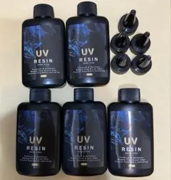 UVレジン　ハード　レジン液　100g 5本