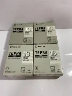 ST18S 4個 キングジム テプラ