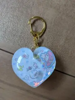 サンリオ　マイメロディ　キラキラドームキーホルダー