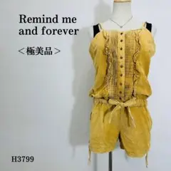 【極美品】リマインドミーアンドフォーエバー オールインワン L相当 キャメル