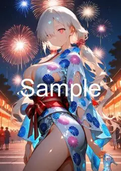 A4サイズアートポスター 1点もの 美女ポスター最高品質 E-L-６２