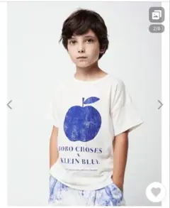 BOBO CHOSES x KLEIN BLUEリンゴTシャツ6-7才122cm