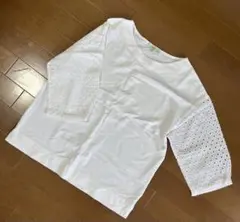プチオンフルール　Petit Honfleur カットソー　Tシャツ　ホワイト