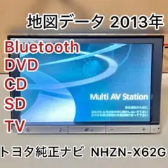 トヨタ 純正 ナビ NHZN-X62G 地図データセキュリティロックメモリーナビ トヨタ 純正 ナビ NHZN-X62G 地図データセキュリティロック