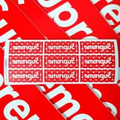 Supreme ギャルソン Small Box Logo ステッカー !