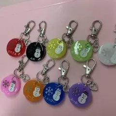 SnowMan雪だるまキーホルダーセット