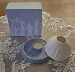 WEDGWOOD ウェジウッド ジャスパー キャンドルホルダー ドーム型 新品