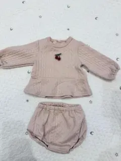 バースデイ　子供服セットアップ　ピンク70〜80サイズ