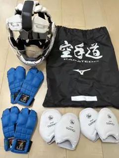 【未使用品】空手 メンホーM 他空手用具