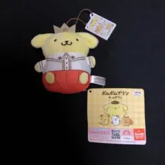ポムポムプリン チームプリンアクリル付きシーンマスコット　サンリオ　ぬいぐるみ