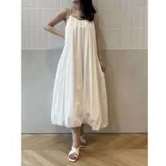 最安値！eimy istoire バルーンシルエットキャミワンピース ❤︎