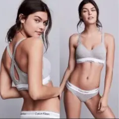カルバン・クラインcalvin kleinブラセット下着グレーSpor上下セット