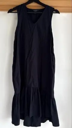 【新品】Banana Republic ワンピース　リネン 夏用　膝丈　フリル