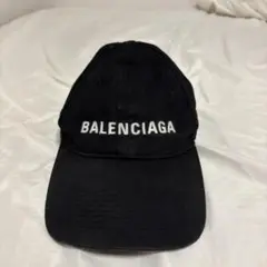 BALENCIAGA バレンシアガベースボールキャップ ブラック帽子