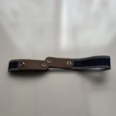 【未使用】キッズ ベルト ネイビーとグレー