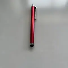 赤いアルミニウムタッチペン