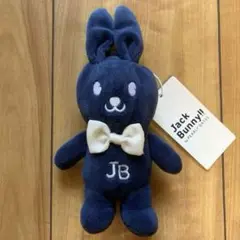 【未使用】Jack Bunny!! ウサギ型ボールポーチ ネイビー