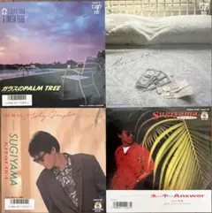 杉山清貴 オメガトライブ EP シングルレコード 4枚セット