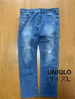 ユニクロ　UNIQLO ダメージジーンズ　サイズ30