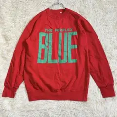 m1364 長袖ビッグプリントトレーナー スウェット 古着 90’s風 レトロ