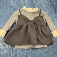 姉妹　95 80 お揃いコーデ　ペアルック　長袖